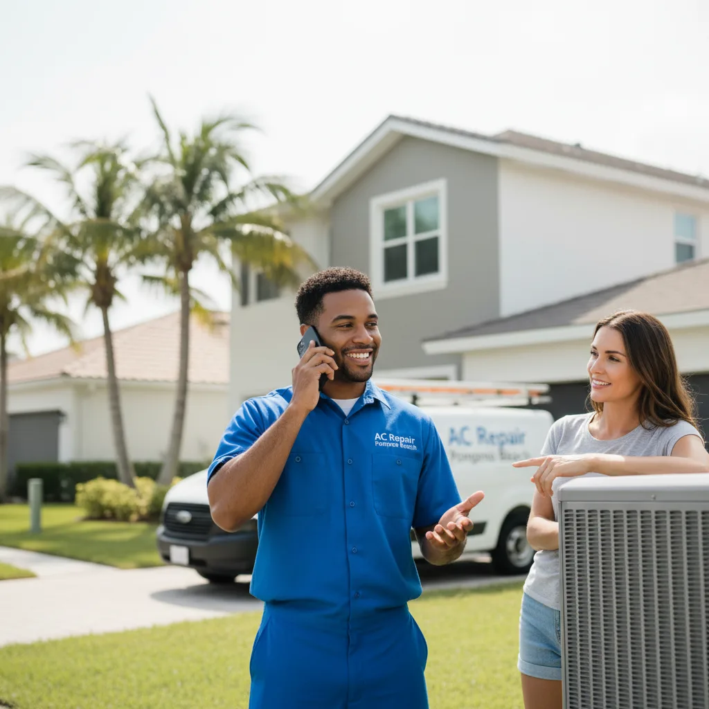 AC Repair Pompano Beach customer support in Roxana